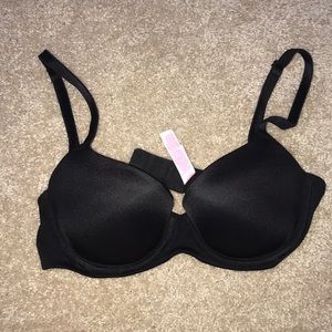 NWOT PINK black bra